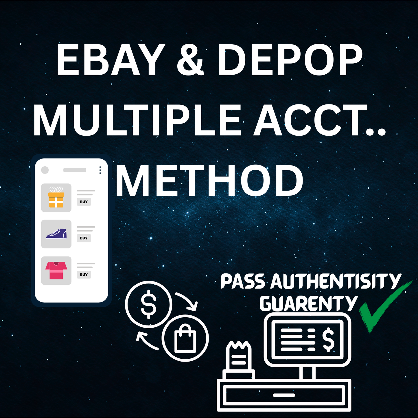 EBAY & DEPOP MULTIPLE ACCT.. METHOD
